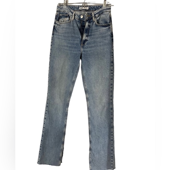 GZsara HW Wide Jeans - Washed Blue
